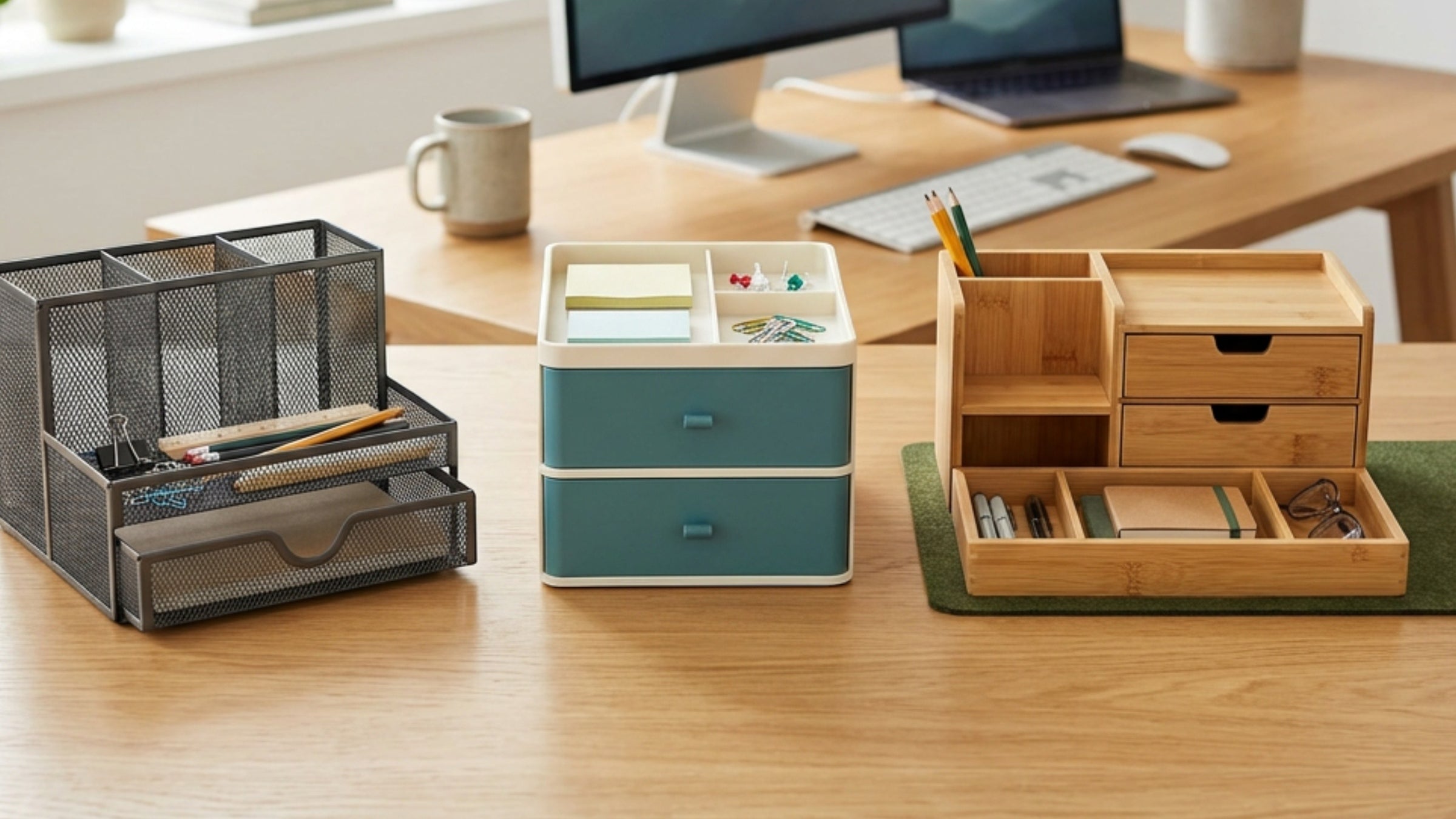 Nexawrk Desktop Storage Boxes and Organizers